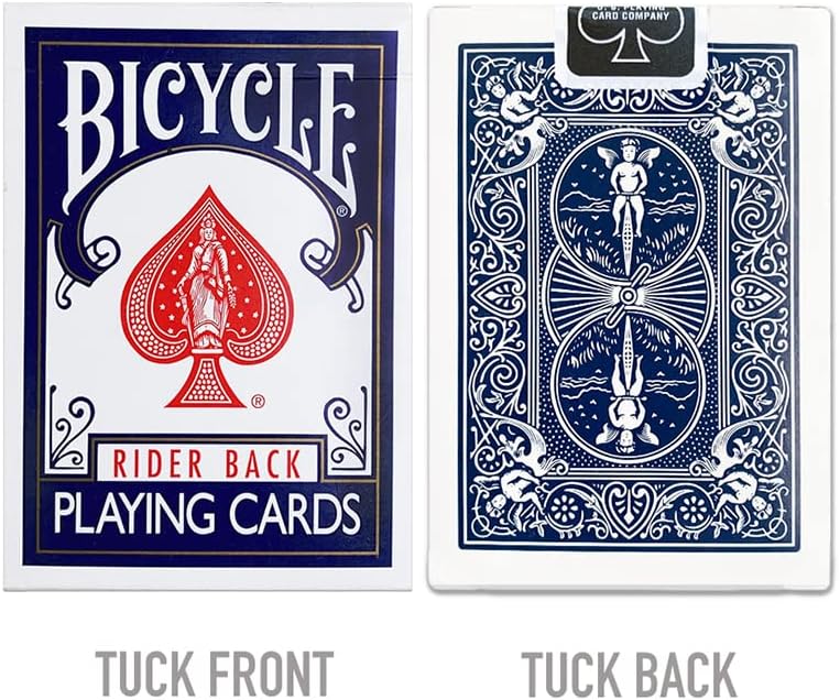 Bicycle Standard Rider Back Playing Cards, 2 Decks of Playing Cards, Red and Blue