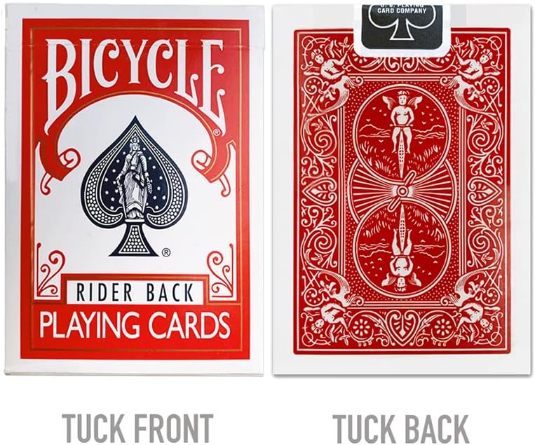 Bicycle Standard Rider Back Playing Cards, 2 Decks of Playing Cards, Red and Blue