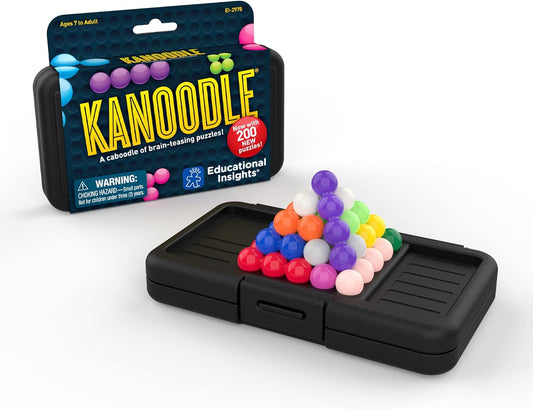 Educational Insights Kanoodle 3D Brain Teaser Puzzle Game, Featuring 200 Challenges, Stocking Stuffer, Gift for Ages 7+